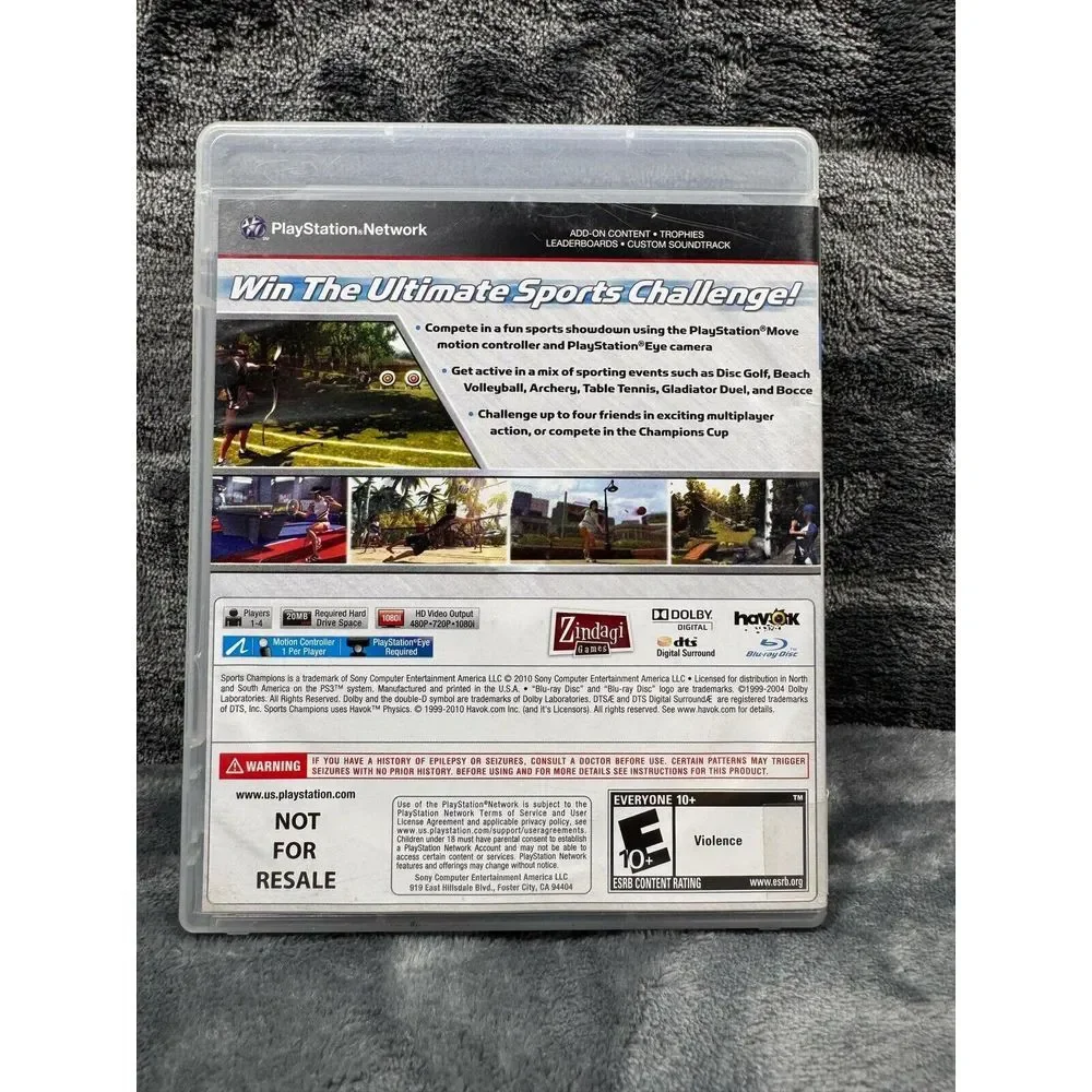 Sports Champions (Sony‎ PlayStation 3) PS3 w/ manual